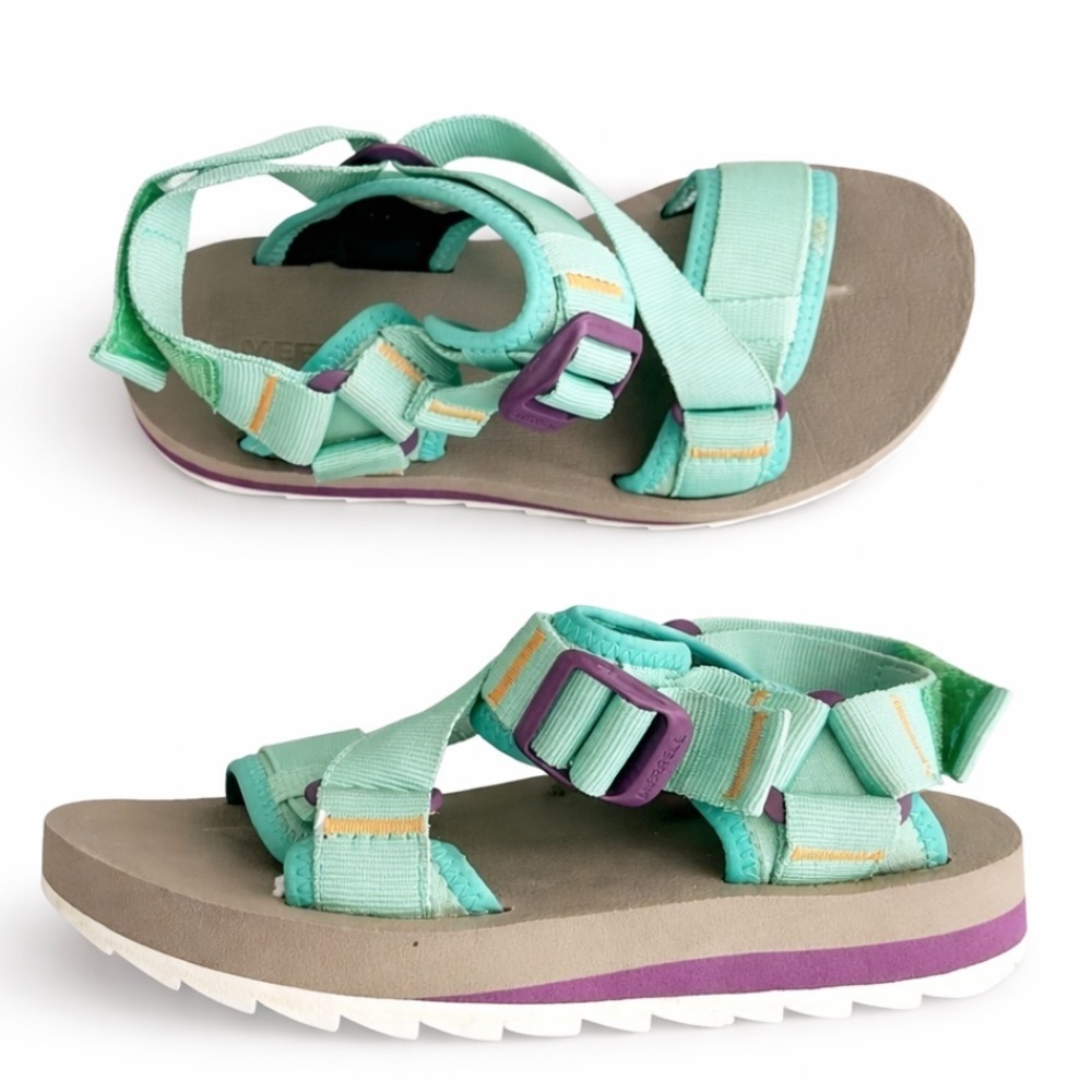 Merrell womens Alpine StrapSneaker Sandals Outdoors mint